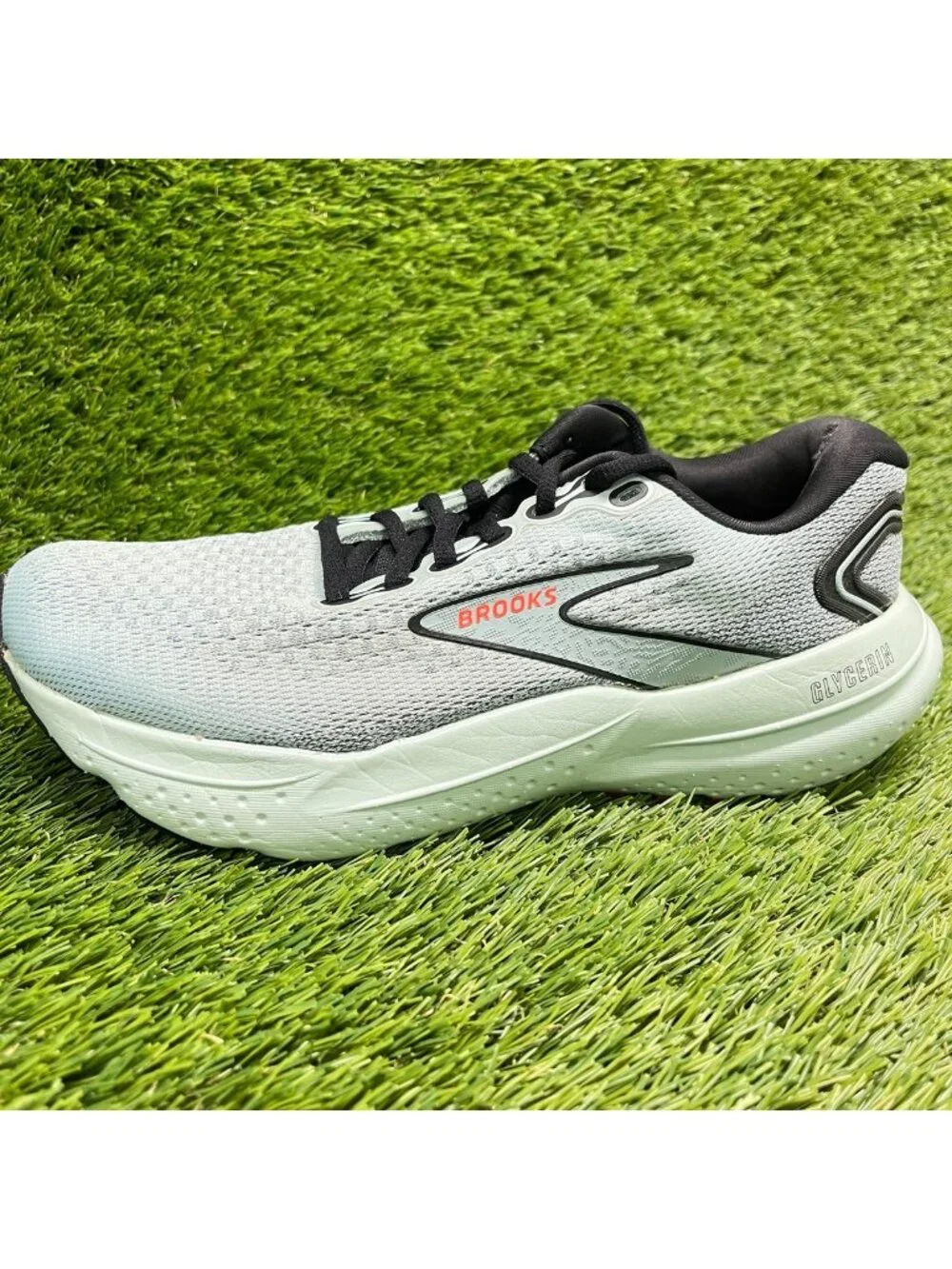 Brooks Glycerin 21 Womens Size 7 Blue Gray Black Athletic Running Shoes Sneakers